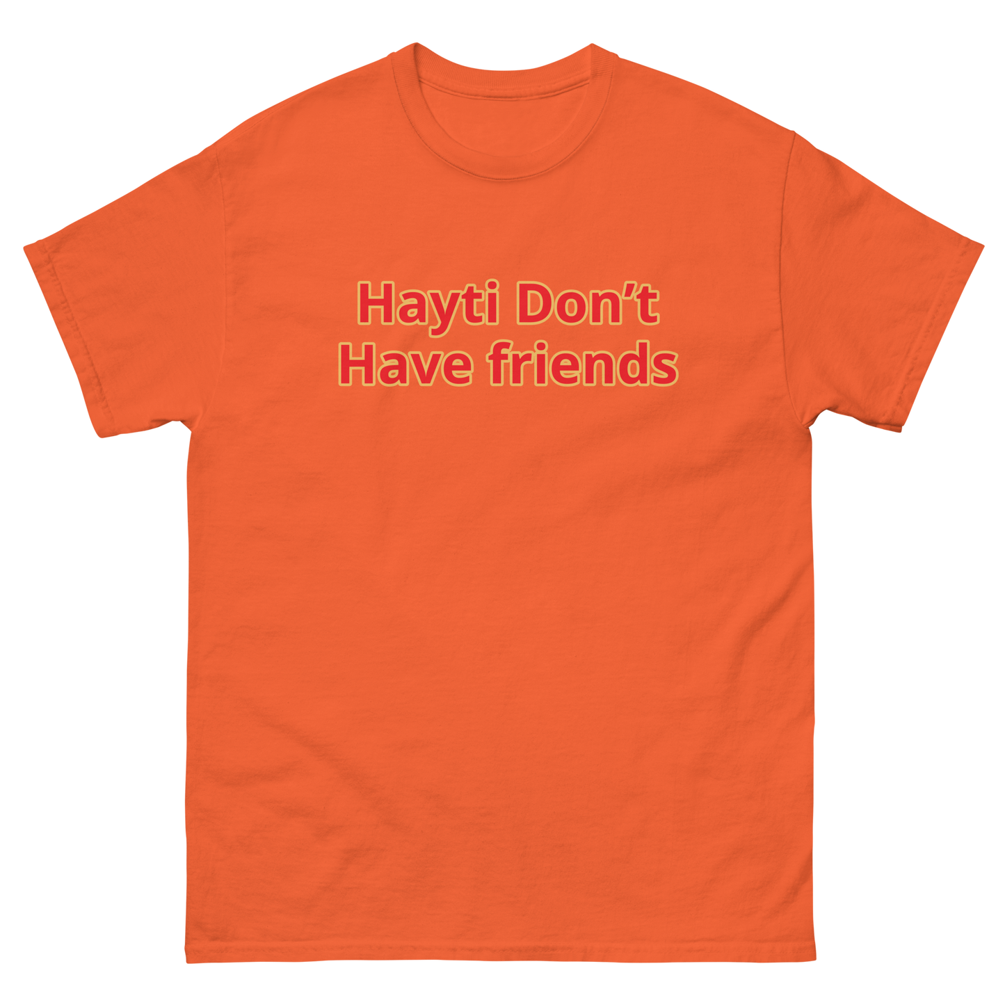 Men's classic tee Hayti no friends