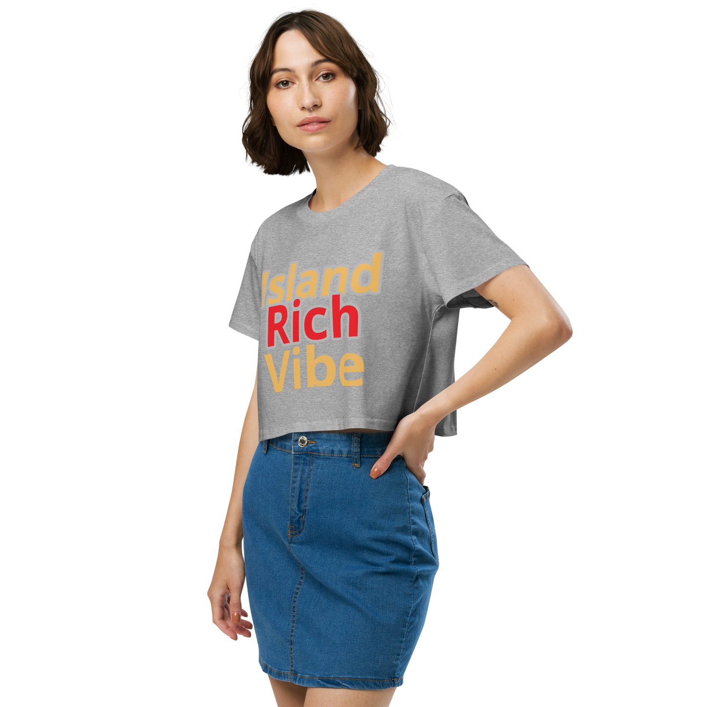 Women’s island Rich crop top