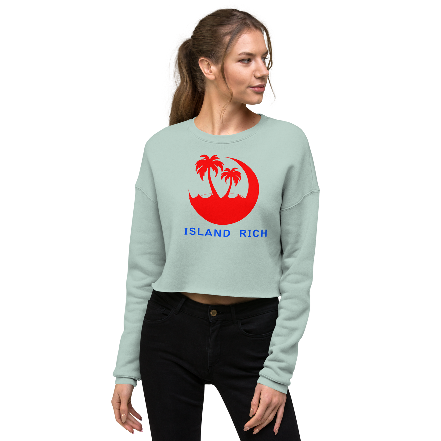 Island rich Crop Sweatshirt