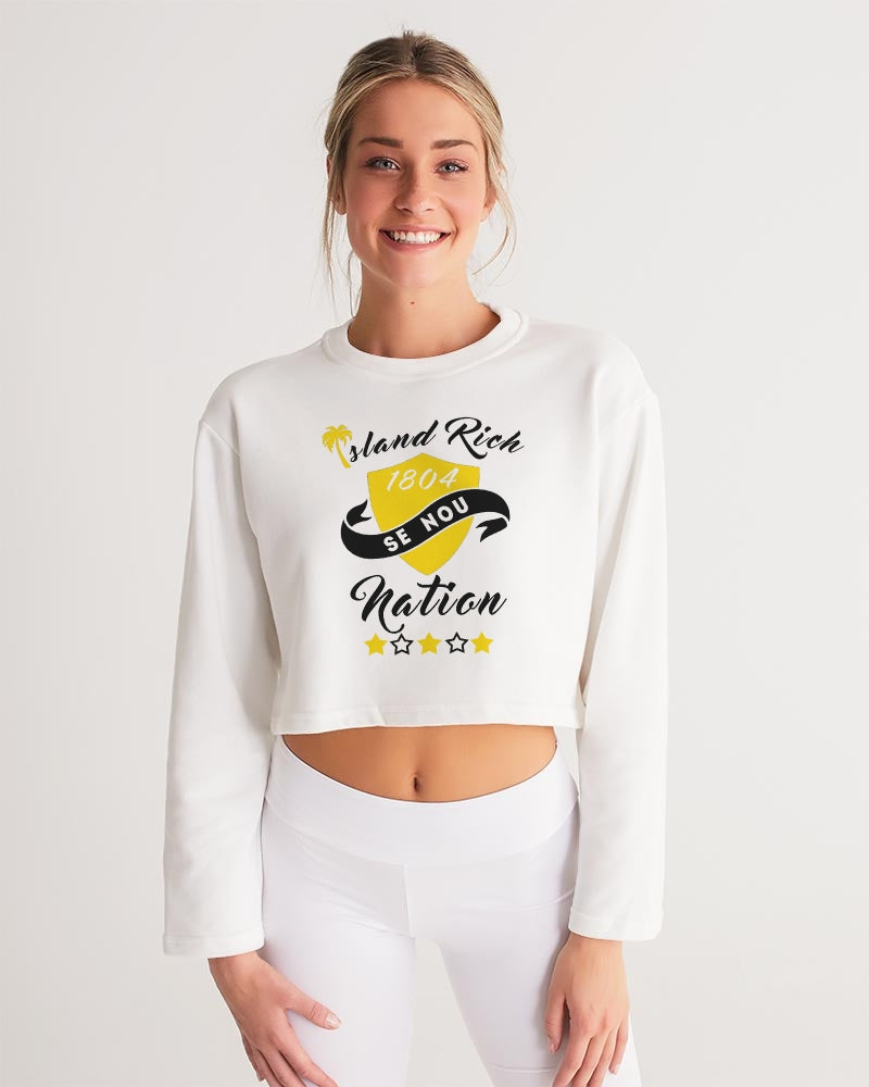islandrich Se Nou Women's Cropped Sweatshirt