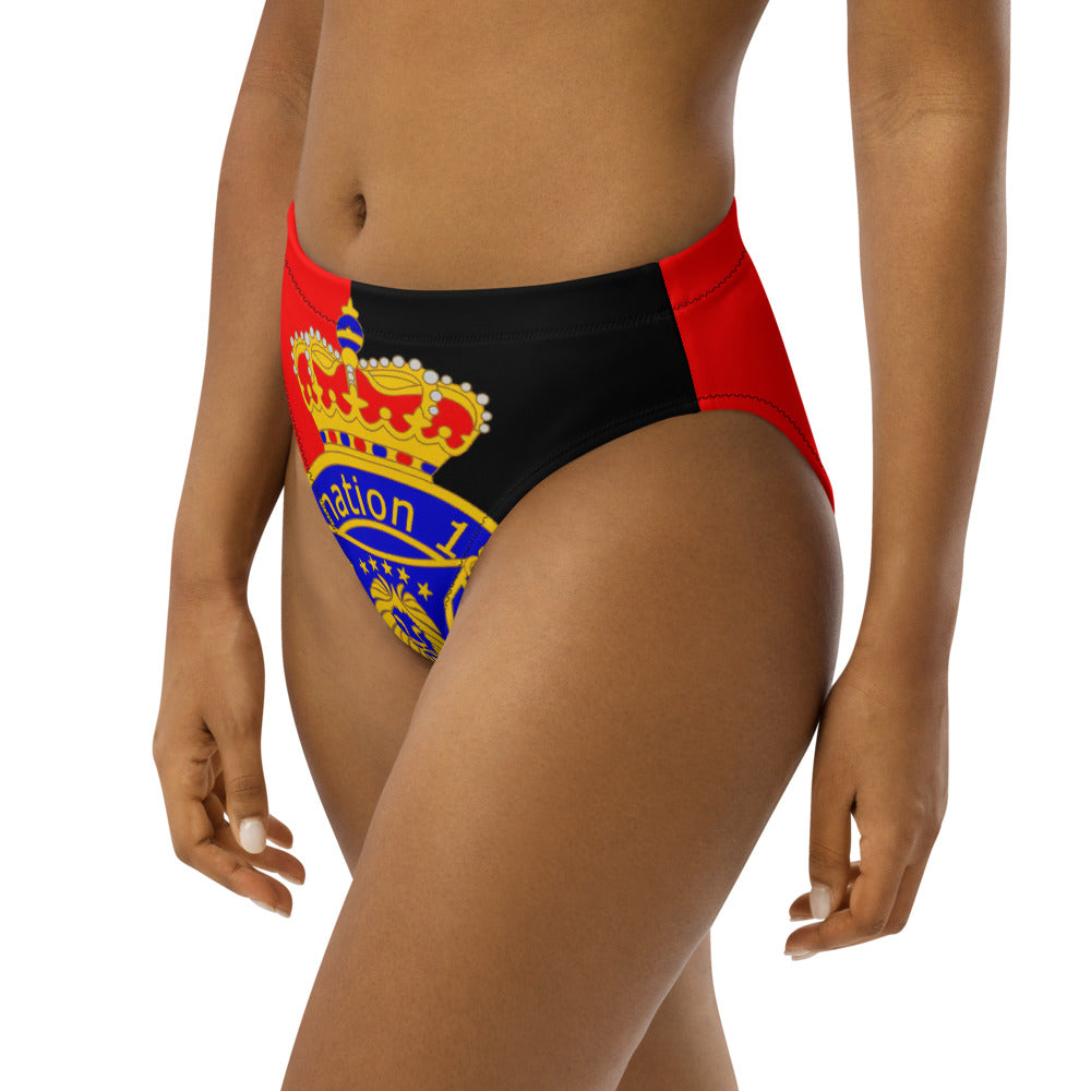 Recycled high-waisted bikini bottom islandlove