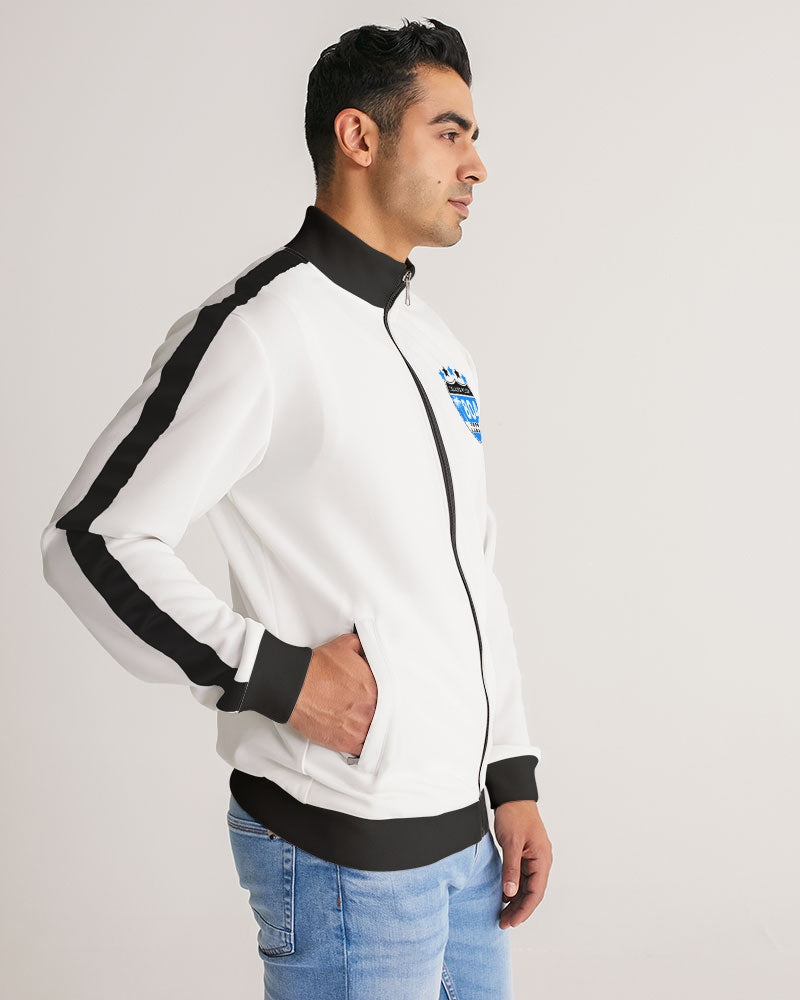 Islandrich true lakay Men's Stripe-Sleeve Track Jacket