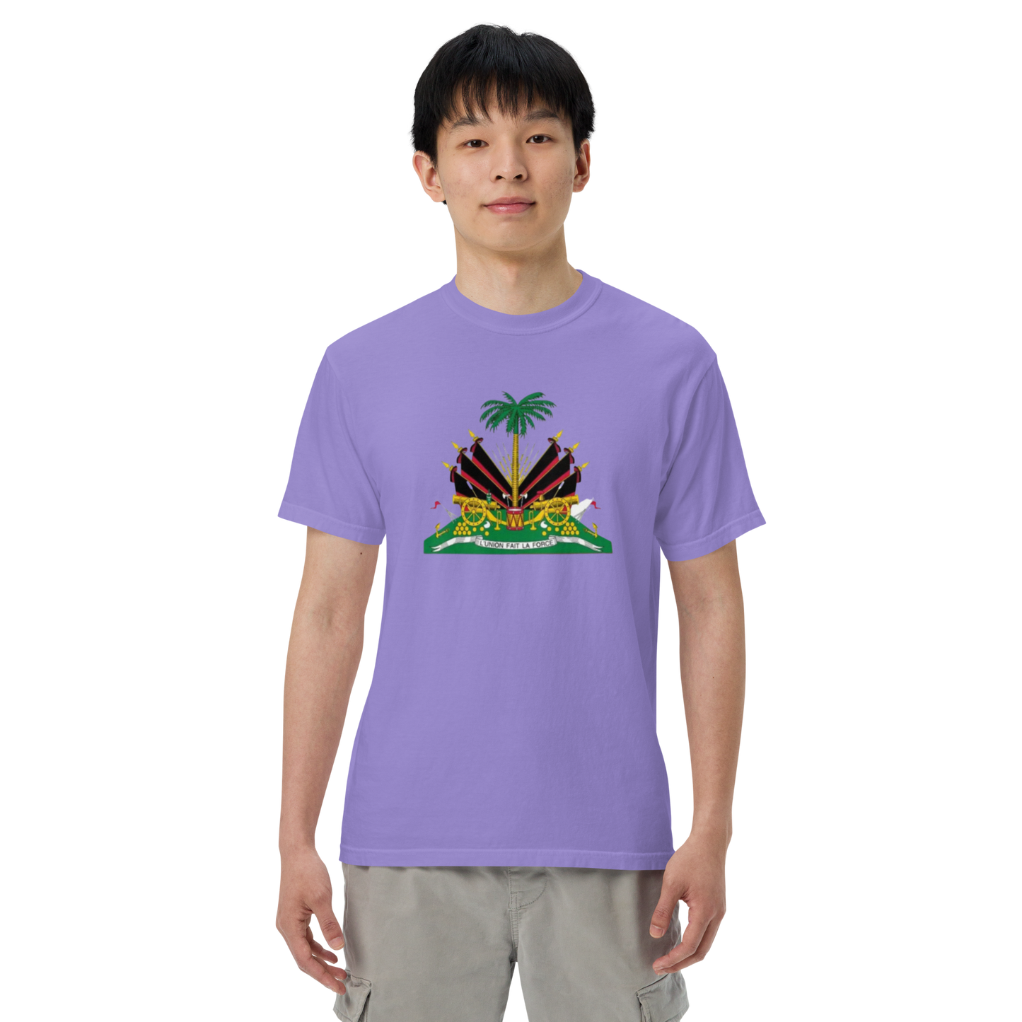 Men’s garment-dyed heavyweight t-shirt island rich