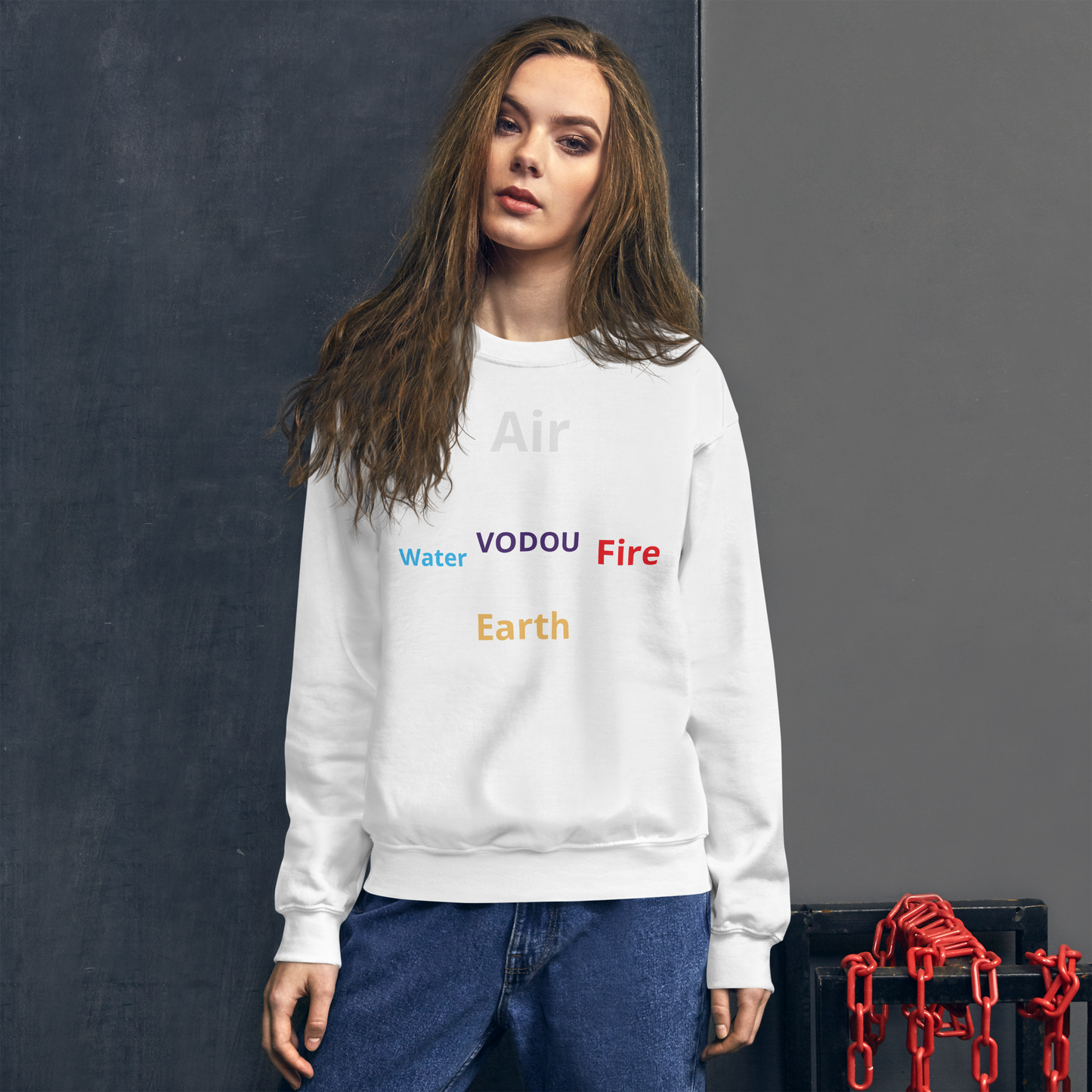 Vodou Unisex fleece sweatshirt