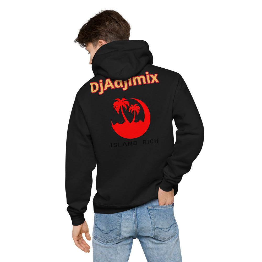 Unisex fleece hoodie adjimix