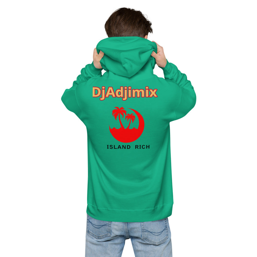 Unisex fleece hoodie adjimix