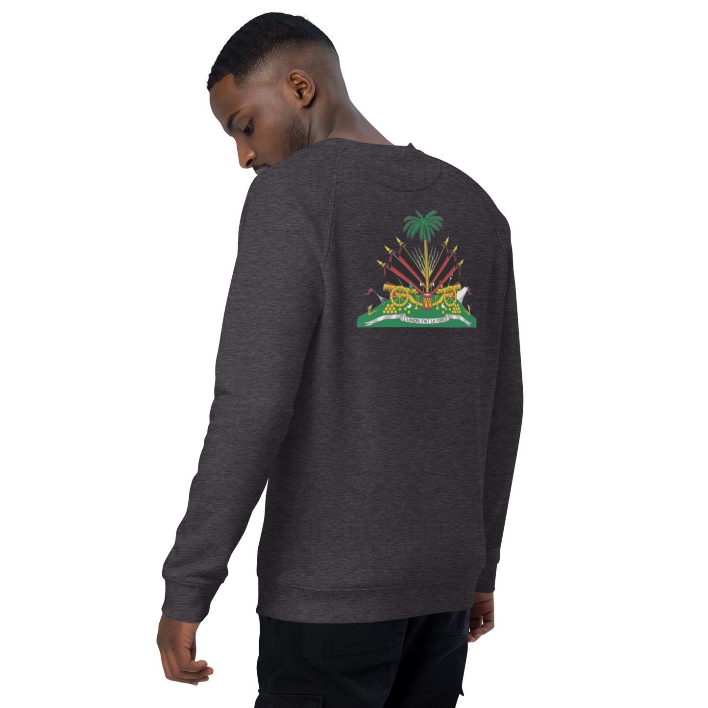 Unisex organic raglan sweatshirt Ayifree